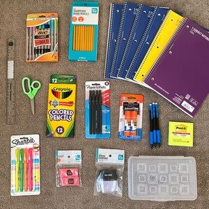 School Supplies Lot